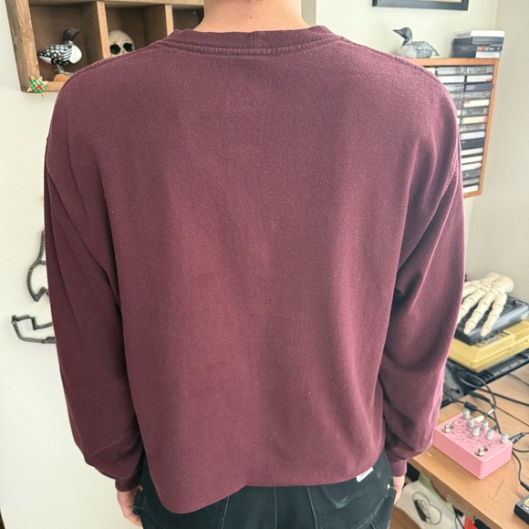 Carhartt Port Cropped Boxy Long Sleeve Pocket Tee ~ Size Small - Picture 5 of 7